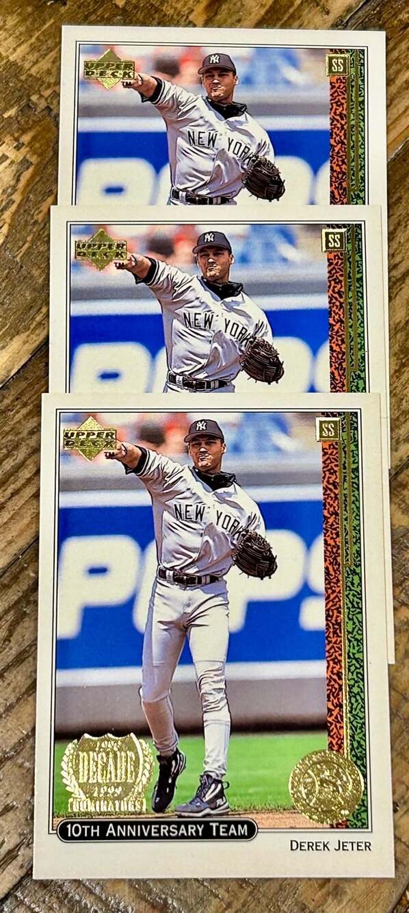Upper Deck Derek Jeter 10th Anniversary Team Baseball Card X25